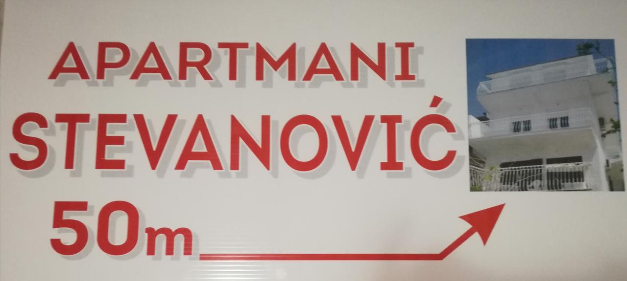 Apartments Stevanovic บาร์ ภายนอก รูปภาพ